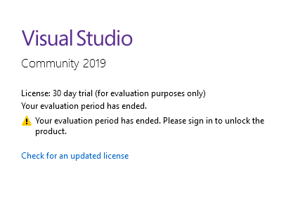 Visual Studio License